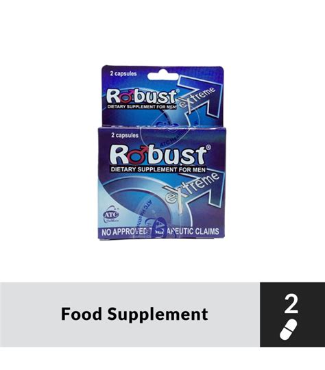 ROBUST Dietary Supplement for Men 550mg Tablets (Pack of 2's) 