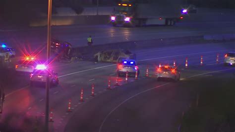 Deadly Fiery Crash Closes Southbound I 405 In Renton Overnight