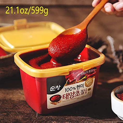 Gochujang Hot Pepper Paste Sweet Chili Sauce G Lb Korean Traditional Sunchang Brown