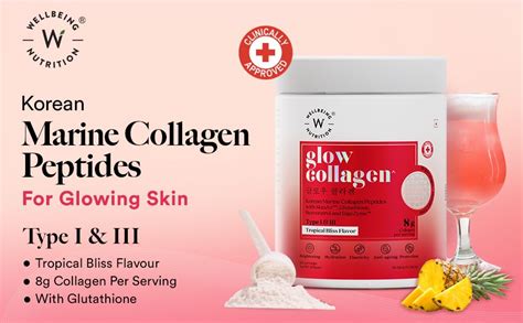 Wellbeing Nutrition Glow Collagen With Glutathione Collagen