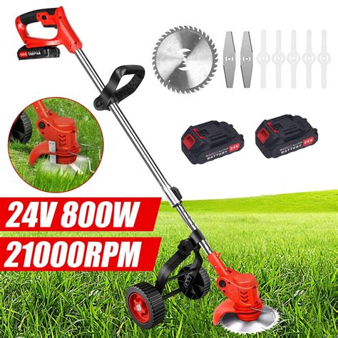 Paddsun Electric Weed Wacker 24V 2000mAh Cordless Adjustable Mini