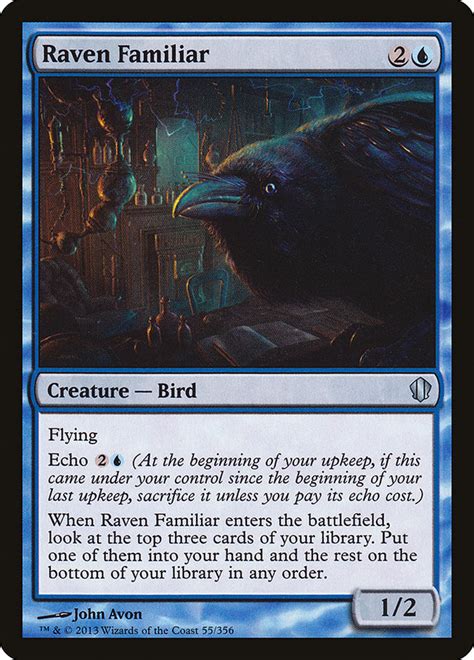 Raven Familiar · Commander 2013 C13 55 · Scryfall Magic The