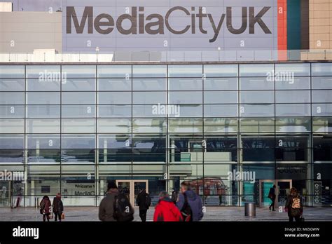 Salford Quays Mediacityuk Bbc And Dock Studios Stock Photo Alamy