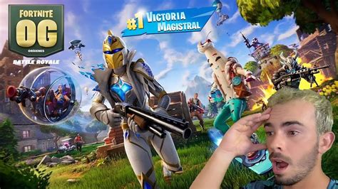 Mi Primera Victoria En Fortnite Og Origenes Elcervereta Youtube