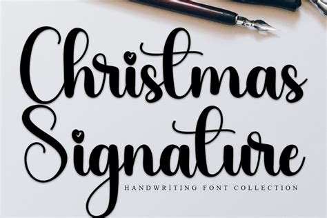 Christmas Signature Font by ade studio · Creative Fabrica