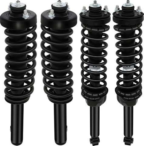 Automuto Strut Spring Assembly Front And Rear Pair Struts