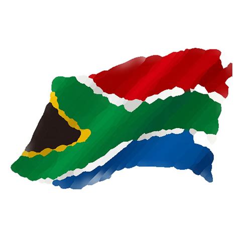 South African Flag Oil Painting Digital Art by Howzit SA - Fine Art America