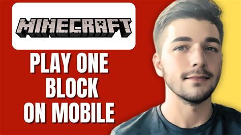 How To Play One Block In Minecraft Android Mobile With Friends YouTube