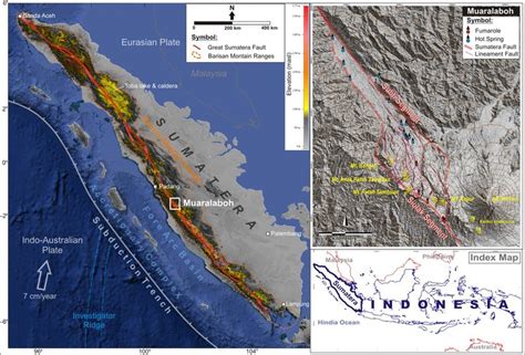 Left Sumatera Island Barisan Mountain Ranges And Great Sumatera