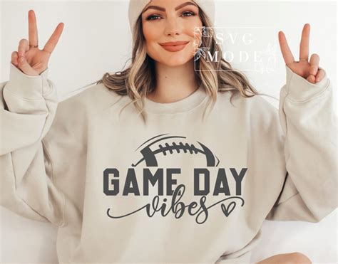 Game Day Vibes Svg Png Pdf Game Day Svg Football Svg Game Day Shirt