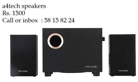 A4tech Speakers Systeme Audio Aster Vender All Electronics Pr