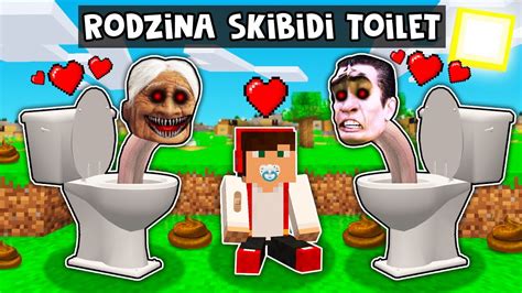 Rodzina Skibidi Toilet Adoptuje Mnie W Minecraft Gplay Laki Youtube