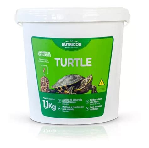 Nutricon Turtle Alimento Para Tartarugas Kg Parcelamento Sem Juros