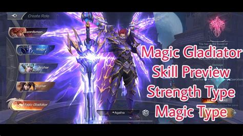 Mu Origin Magic Gladiator Skill Preview Build Youtube