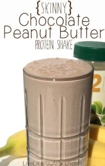 Homemade Low-Calorie Chocolate Peanut Butter Protein Shake - Our Home ...