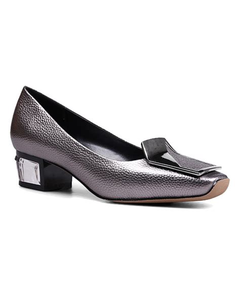 Take A Look At This Metallic Silver Leather Loafer Today Leather