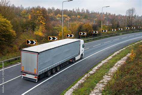 Articulated lorry Stock Photo | Adobe Stock