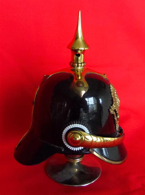 Miniature Model 1842 Prussian Spiked Helmet Pickelhaube Ebay