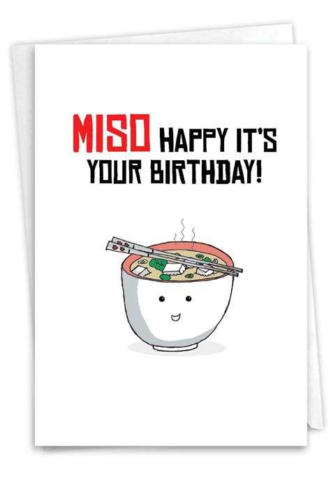 Birthday Puns Miso Creative Birthday Card