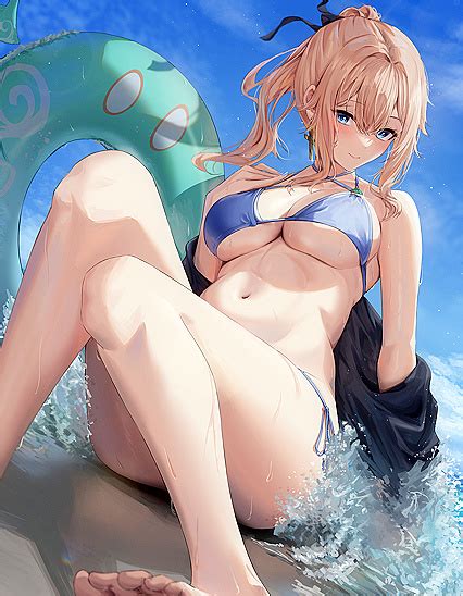 Hella Hot Summer Babe In XXX Honeysuckle Licking Action Hentai Smile