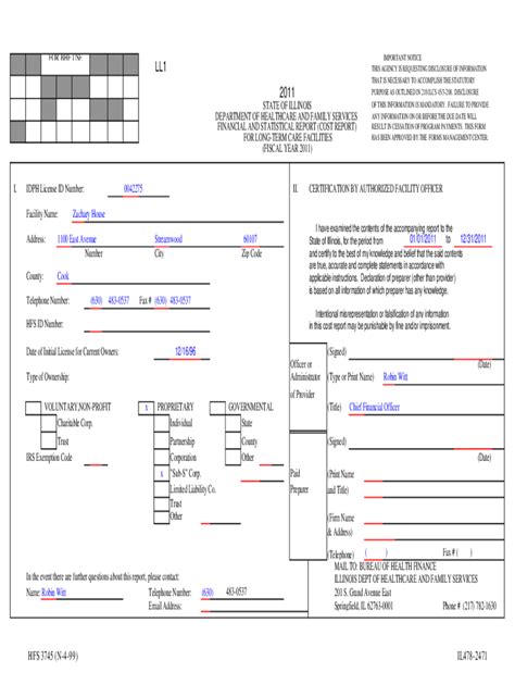 Fillable Online Hfs Illinois Fax 630 483 0537 Fax Email Print