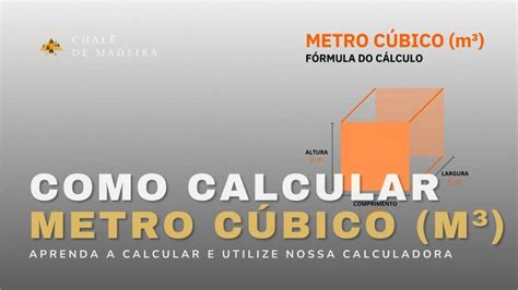 Como Calcular M Cubico - Como calcular o metro cúbico (m³): tutorial fácil
