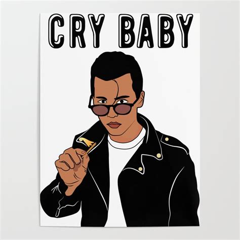 Johnny Depp Cry Baby Poster by Miguel | Society6