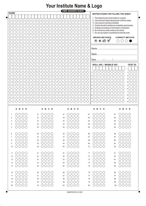 Omr Sheet Checker Software Omr Scanner Omr Software