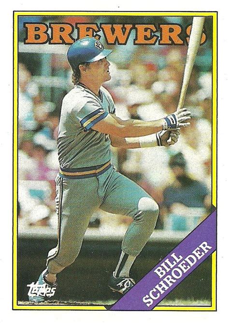 Topps Bill Schroeder The Trading Card Database