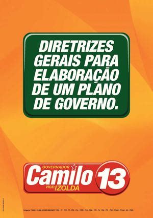 Calaméo Diretrizes para o Plano de Governo Camilo 13 Governador