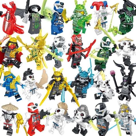 Set 24 Minifigurine Tip Lego Ninjago Cu Skull Sorcerer Si Morro