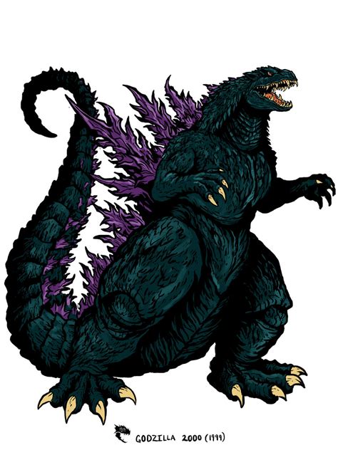 Godzilla 2000 Millenium By Wretchedspawn2012 On Deviantart