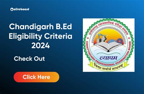 Chandigarh B Ed Eligibility Criteria Qualification