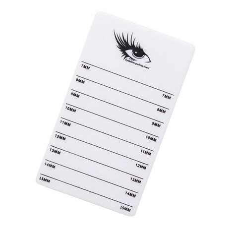 Professional Individual Eyelash Extension Hand Plate Acrylic Lash Tray