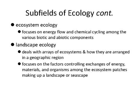 Intro To Ecology The Biosphere Chapter 52 Ecology