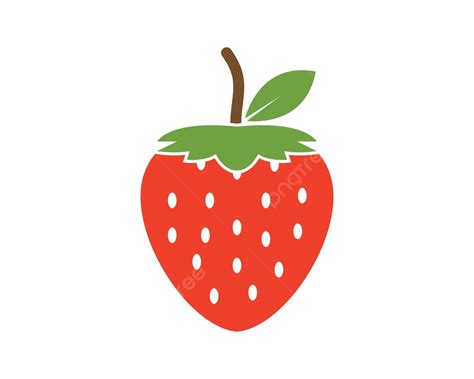 Strawberry Icon Logo Vector Illustration Tile Refreshment Dessert Vector Tile Refreshment