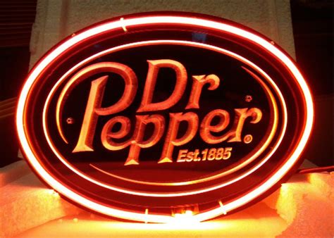 Dr Pepper 3d Acrylic Beer Bar Neon Light Sign 12 X 9 Other