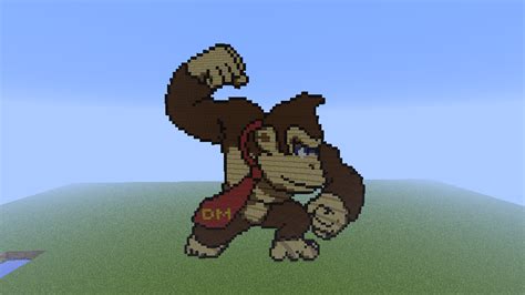 Donkey Kong Pixel Art in Minecraft by dasmav on DeviantArt