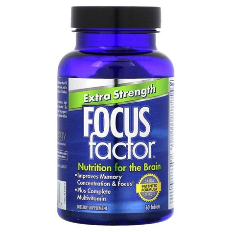 Focus Factor Extra Strength Tablets Globevitamin