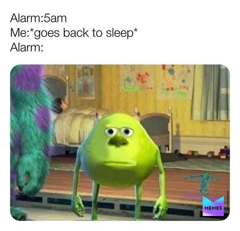 Alarm 5am Me Goes Back To Sleep Alarm Funny