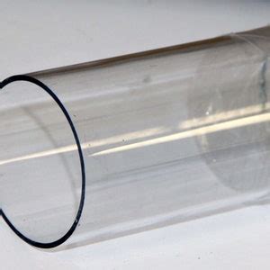 Clear Acrylic Plastic Plexiglass Pipe Tube 3 89 Mm Fits 3 PVC Fittings