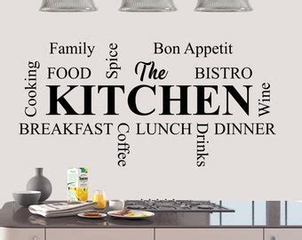 Kitchen Rules Vinyl Wall Decal Sticker Home Living Vinyl Wall Decal