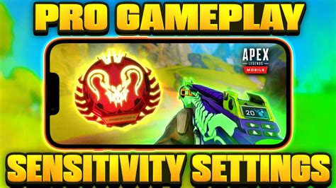 Pro Phone Player Gameplay Full Settings Sensitivity In Apex Legends