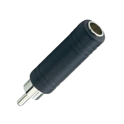 ADAPTADOR RCA MACHO A JACK 6 3 mm HEMBRA ESTÉREO Electronica BF sl