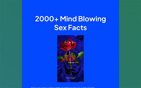 2000 Mind Blowing Sex Facts