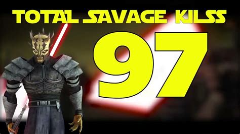 Star Wars Savage Opress Kill Count Youtube