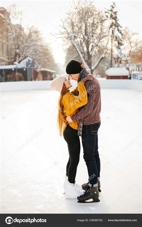 Cute Couples Ice Skating