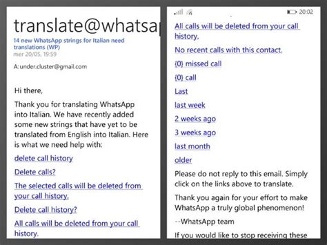 Whatsapp Dai File Di Traduzione Ancora Conferme Sulle Chiamate In