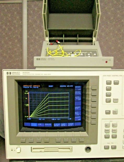 Hp 4155a And Test Fixture Calibrated Semiconductor Parameter Analyzer Spa 100v Ebay