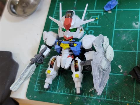 Work In Progress Sd Ex Standard Gundam Aerial Part Erlangshen S